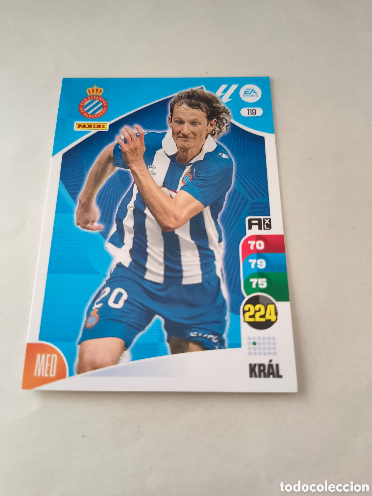 Cartes &agrave; collectionner de Football: ADRENALYN XL 2024-25 CROMO 119, KRAL, RCD ESPANYOL
