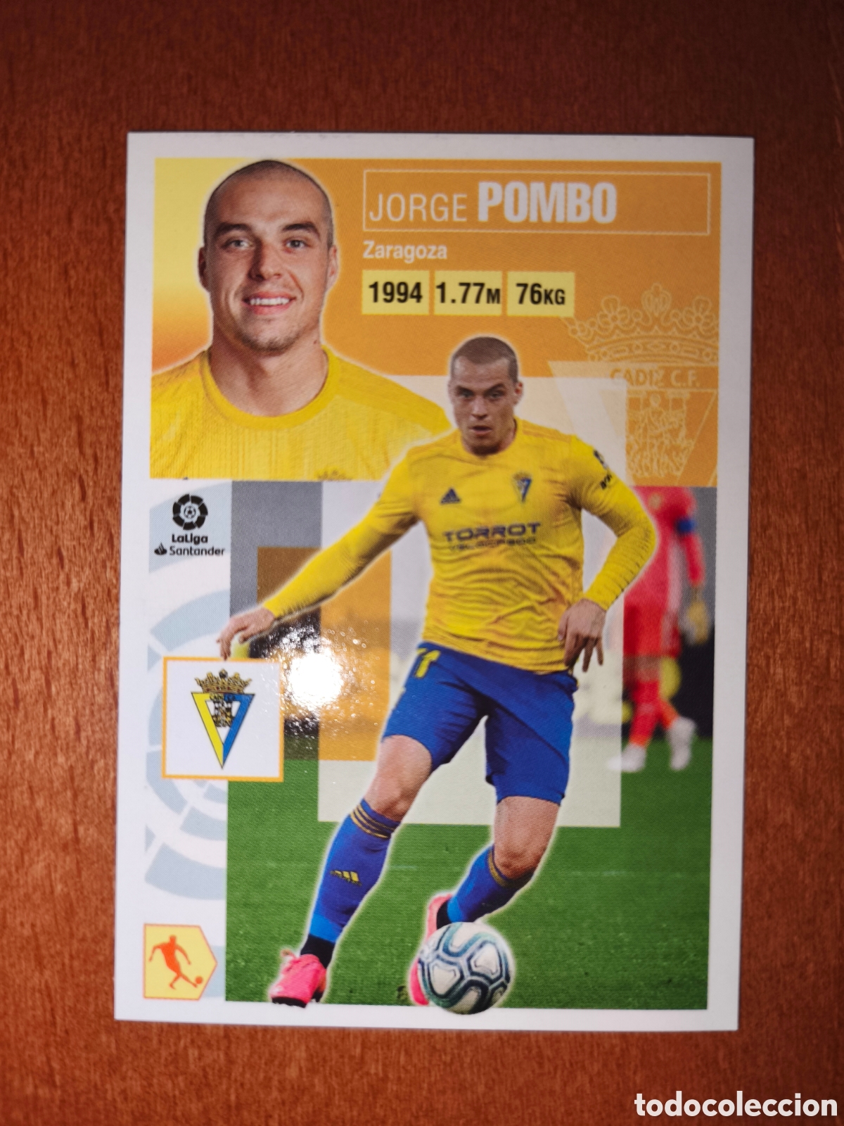 Figurine di Calcio: Pombo coloca n&deg;9 Bis liga este 20/21 C&aacute;diz