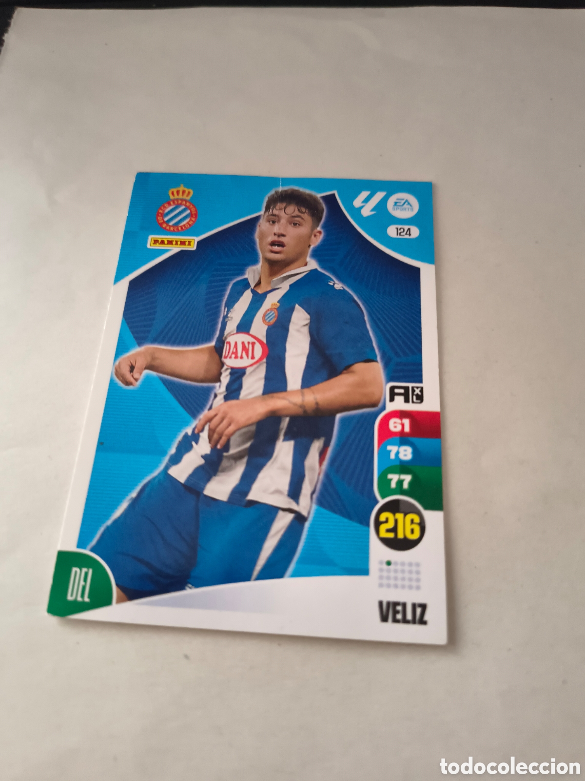 Figurine di Calcio: ADRENALYN XL 2024-25 CROMO 124, VELIZ, RCD ESPANYOL