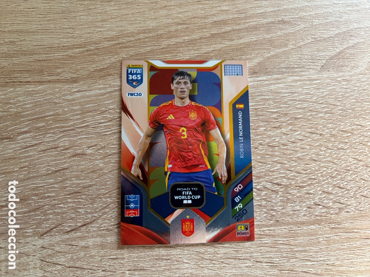 Figurine di Calcio: LE NORMAND ROAD TO FIFA WORLD CUP 26 POWER PANINI FIFA 365 2026 ADRENALYN XL SELECCI&Oacute;N ESPA&Ntilde;OLA