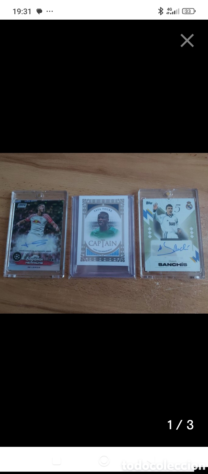 Figurine di Calcio: Lote de 3 cartas especiales
