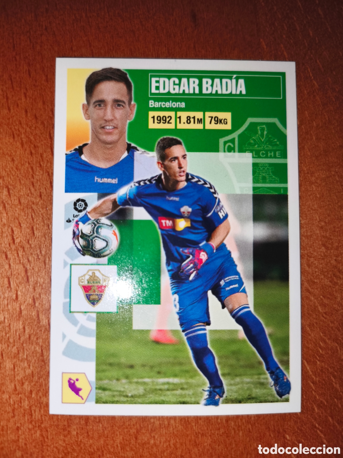 Fu&szlig;ball-Sticker: Edgar Badia n&deg;2 liga este 20/21 Elche