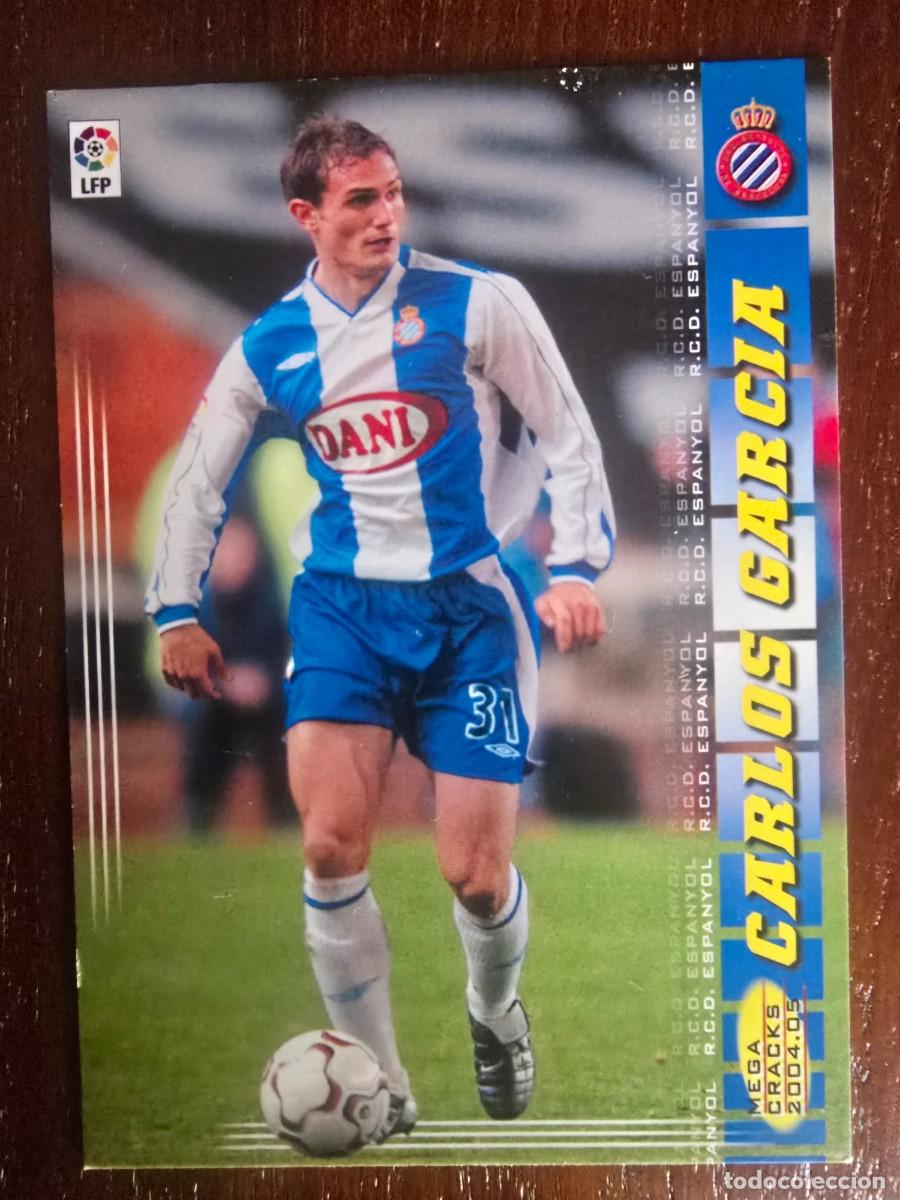 Fu&szlig;ball-Sticker: Cromo Futbol Megacracks 114.Carlos Garcia.Espanyol.Liga 2004/05.Panini
