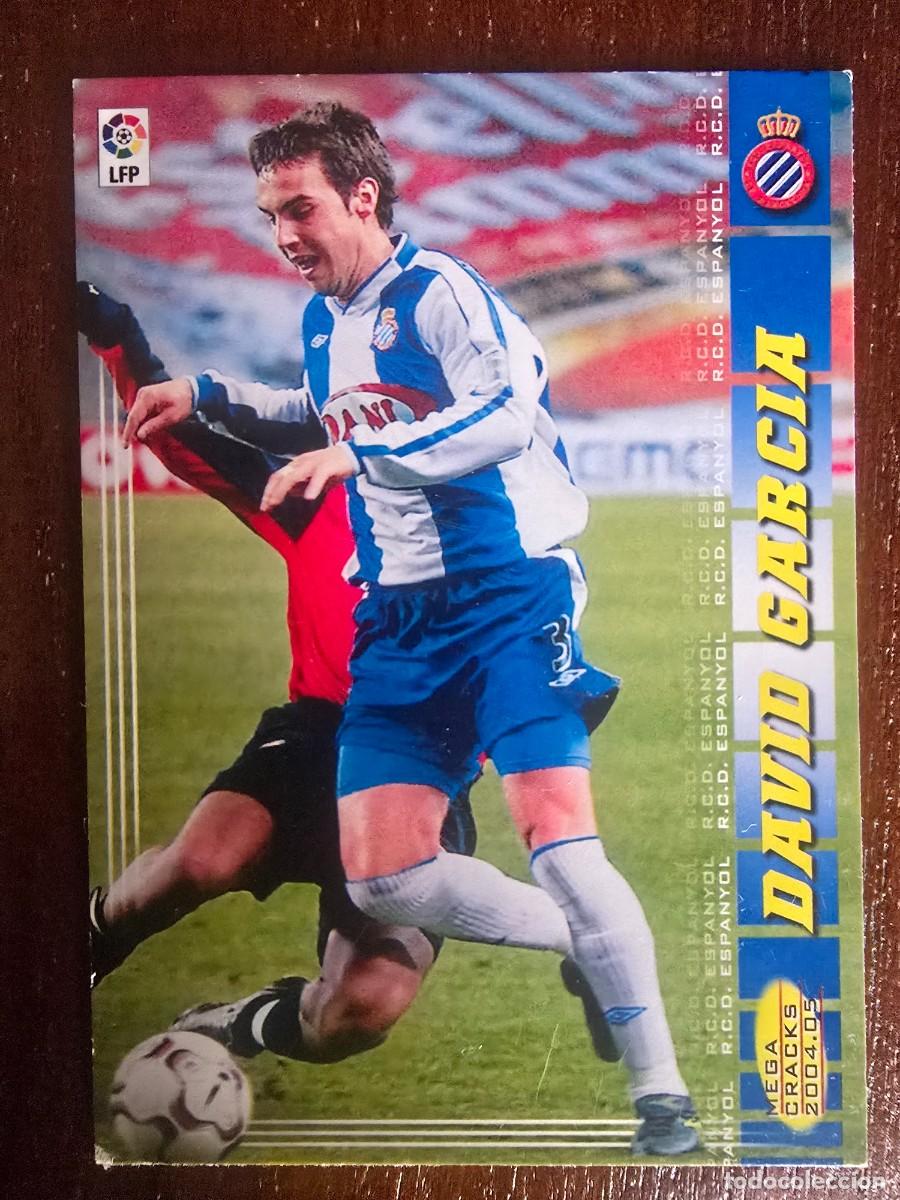 Cromos de f&uacute;tbol: Cromo Futbol Megacracks 116.David Garcia.Espanyol.Liga 2004/05.Panini