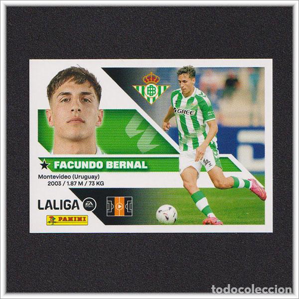 Fu&szlig;ball-Sticker: LIGA ESTE 2026 2027 26 27 PANINI FACUNDO BERNAL 13 BETIS COLECCI&Oacute;N ALBUM 2&ordf; EDICI&Oacute;N
