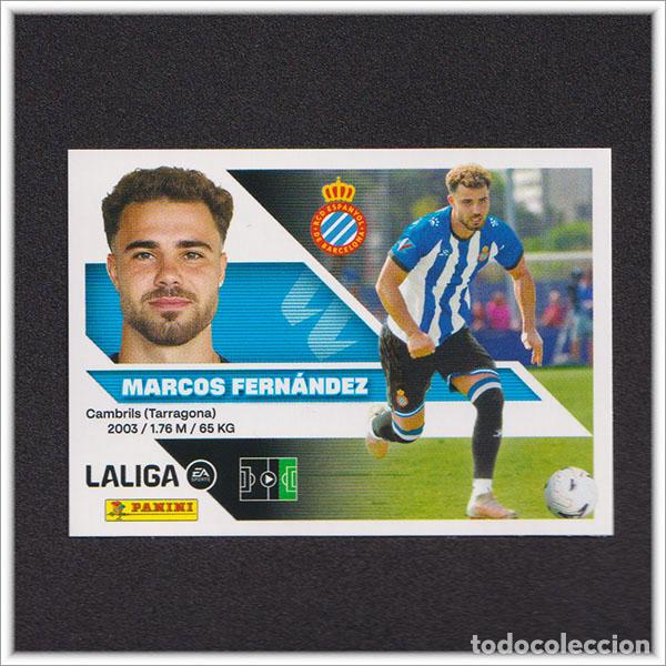 Cromos de f&uacute;tbol: LIGA ESTE 2026 2027 26 27 PANINI MARCOS FERNANDEZ 15 ESPANYOL COLECCI&Oacute;N ALBUM 2&ordf; EDICI&Oacute;N