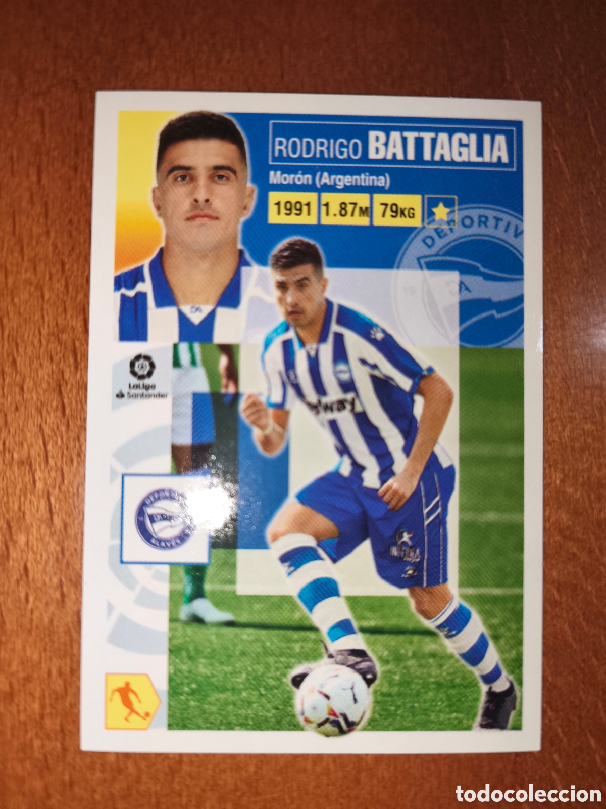 Cromos de f&uacute;tbol: Battaglia fichaje n&deg;27 liga este 20/21 Deportivo Alav&eacute;s