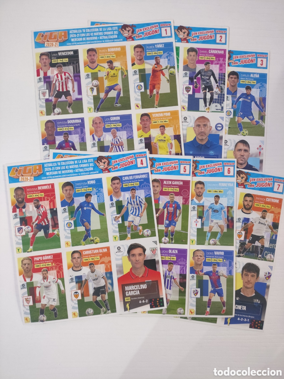 Cromos de Futebol: Mercado de invierno 2020-21 completo