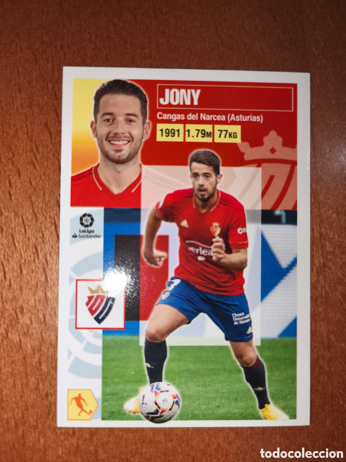 Cromos de Futebol: Jony fichaje n&deg;34 liga este 20/21 Osasuna