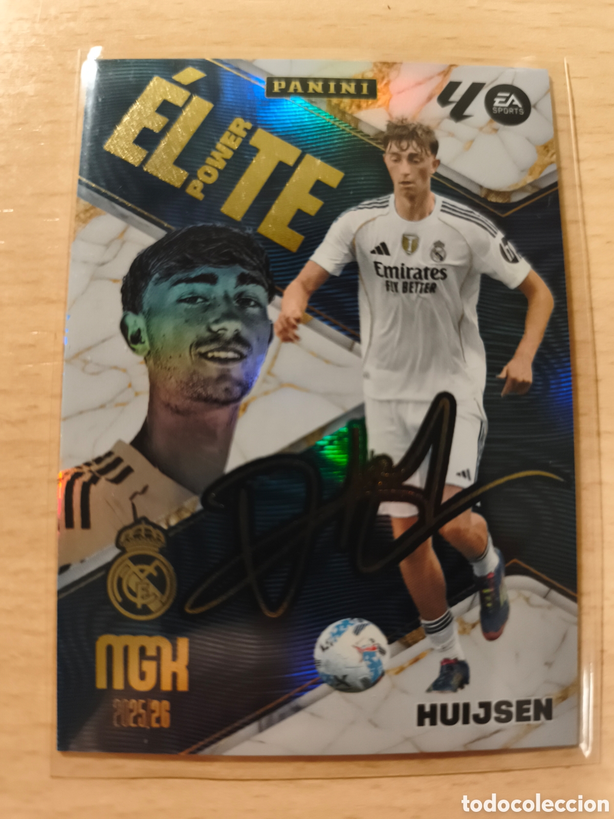 Cromos de f&uacute;tbol: P505 P 505 DEAN HUIJSEN ELITE POWER REAL MADRID MEGACRACKS 2024 2025 PANINI 24 25 MGK TERCERA EDICI&Oacute;
