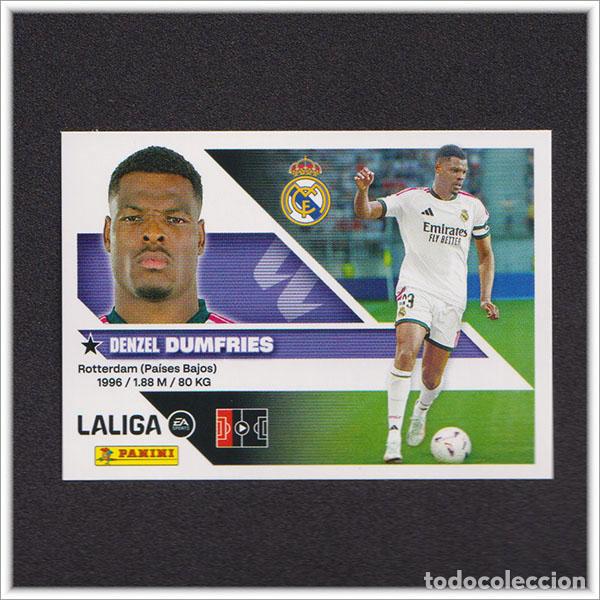 Cromos de Futebol: LIGA ESTE 2026 2027 26 27 PANINI DUMFRIES FICHAJE 3 REAL MADRID ALBUM COLECCI&Oacute;N 2&ordf; EDICI&Oacute;N