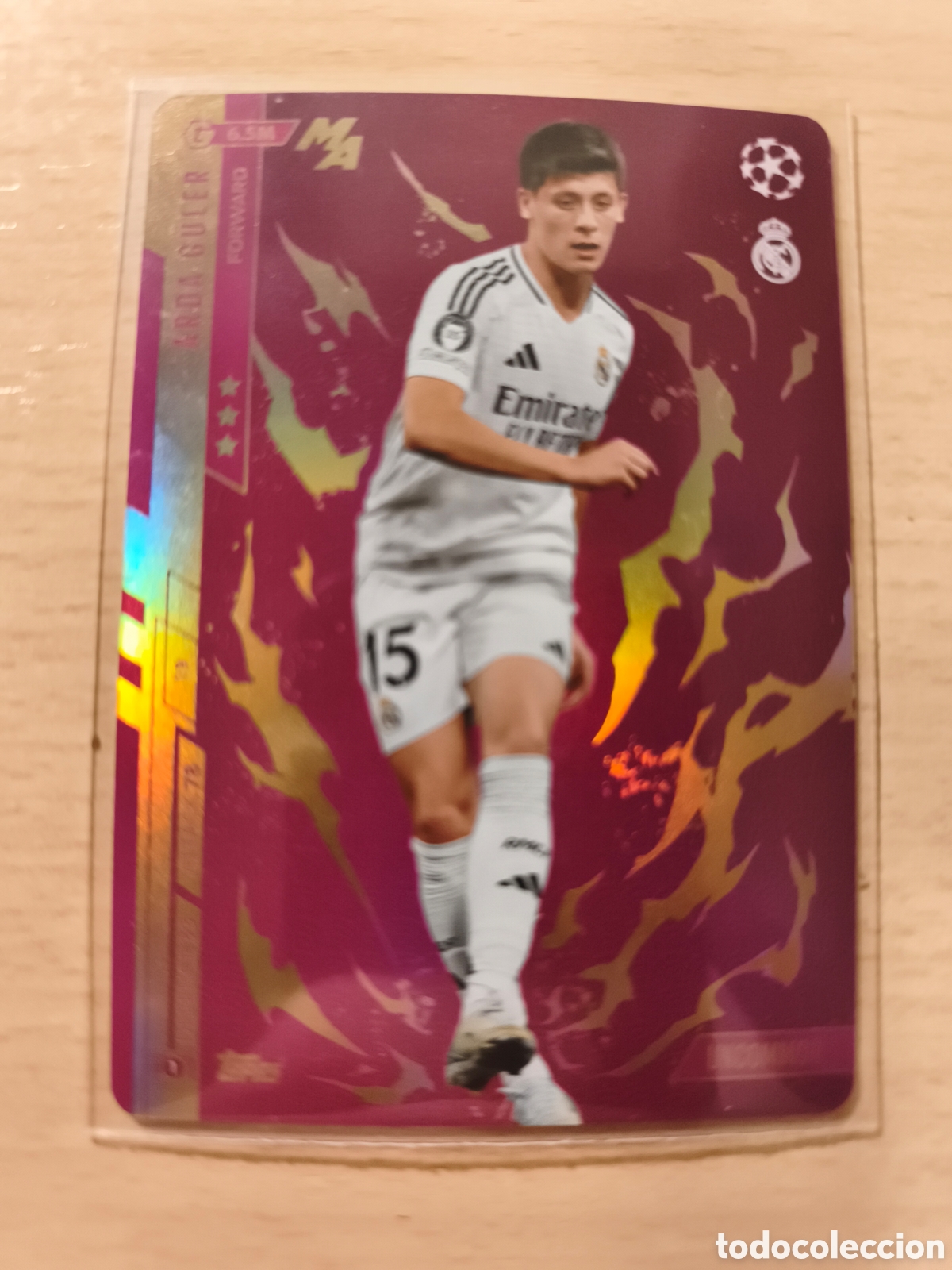 Cromos de f&uacute;tbol: ARDA GULER UNCOMMON REAL MADRID MATCH ATTAX MADNESS 2025 2026 TOPPS 25 26