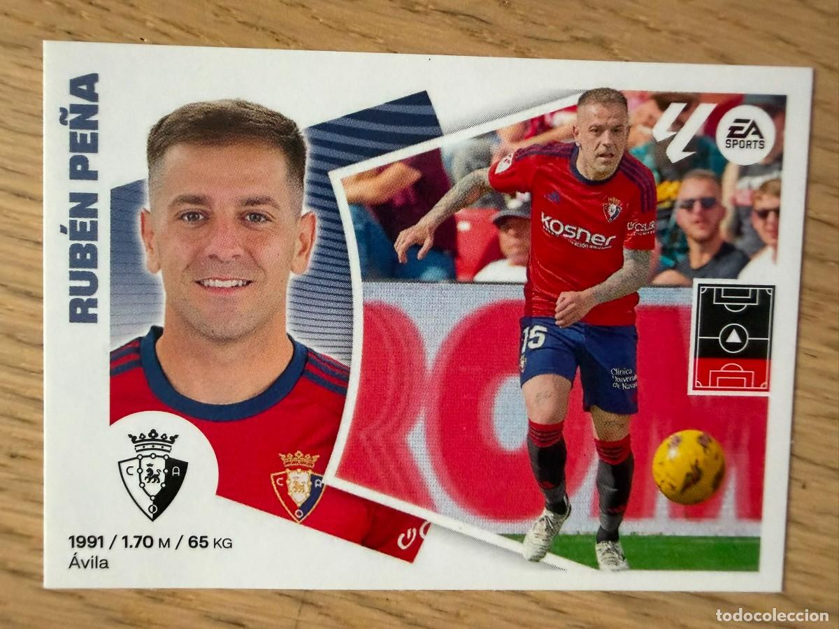 Cromos de f&uacute;tbol: 6 RUBEN PE&Ntilde;A OSASUNA 24 25 2024 2025 LIGA EA SPORTS COLECCIONES ESTE SIN PEGAR STICKER