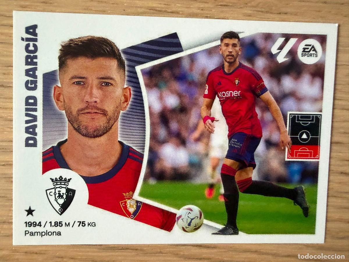 Figurine di Calcio: 8 DAVID GARCIA OSASUNA 24 25 2024 2025 LIGA EA SPORTS COLECCIONES ESTE SIN PEGAR STICKER