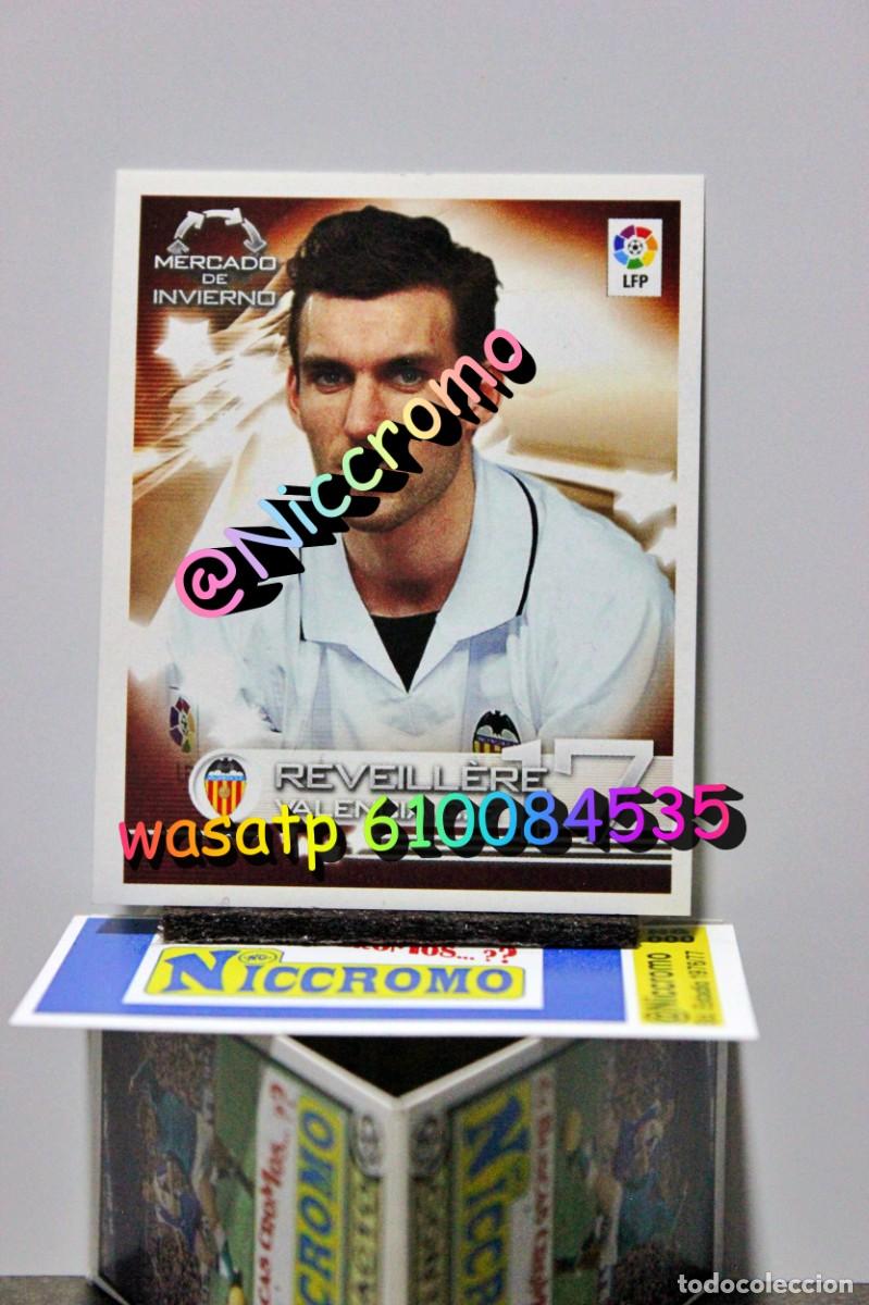 Figurine di Calcio: reveillere valencia superliga 2003 panini n&ordm; 422 mercado invierno 2002 03 nuevo sin pegar niccromo