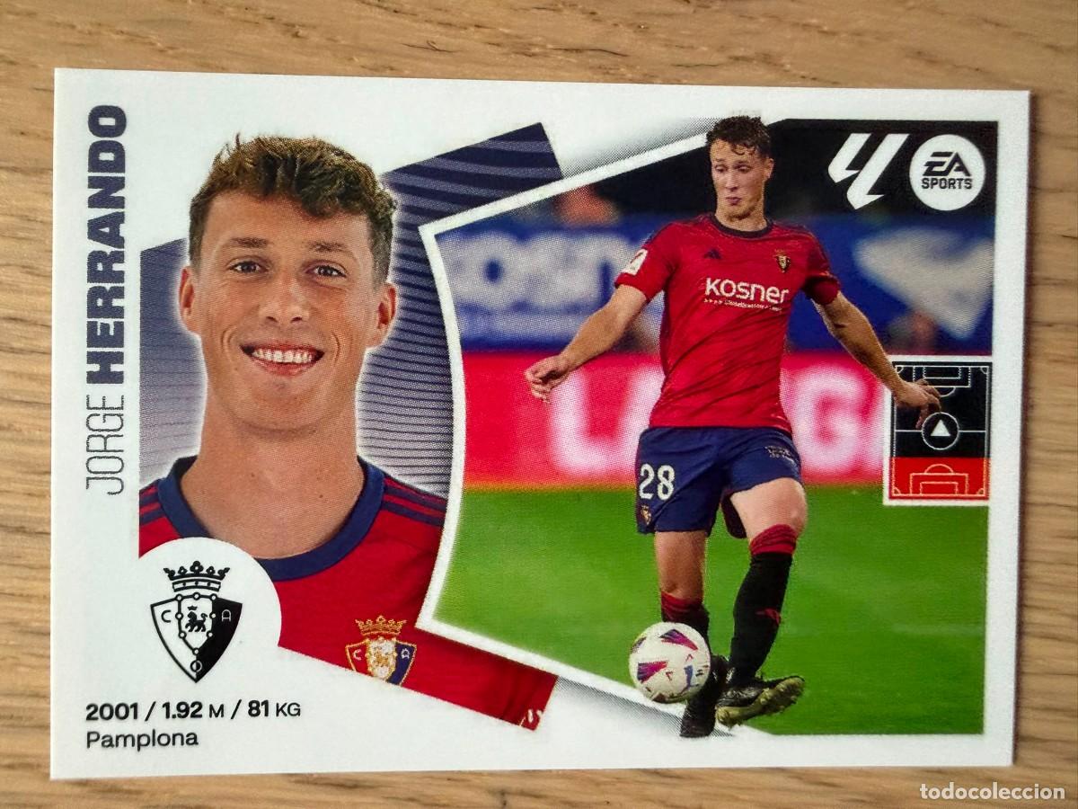 Figurine di Calcio: 9 HERRANDO OSASUNA 24 25 2024 2025 LIGA EA SPORTS COLECCIONES ESTE SIN PEGAR STICKER
