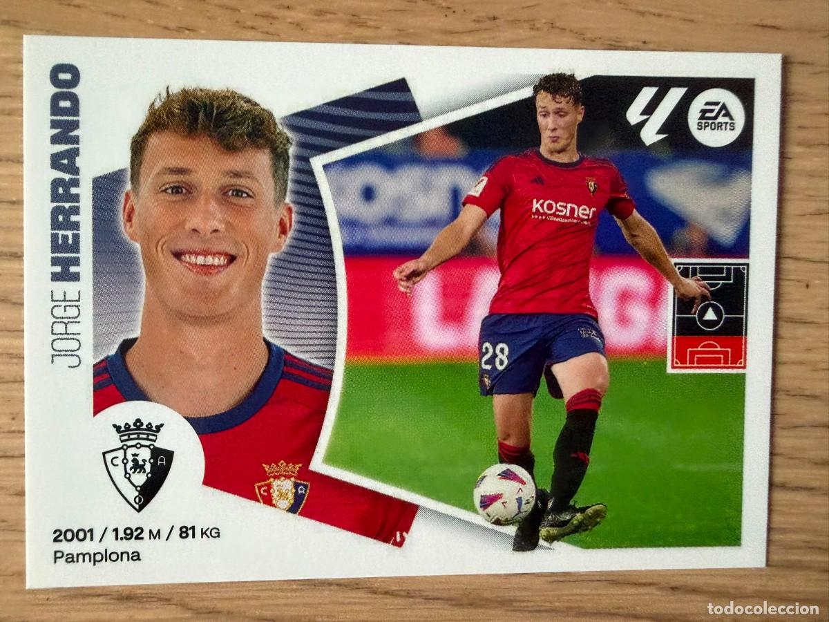 Figurine di Calcio: 9 HERRANDO OSASUNA 24 25 2024 2025 LIGA EA SPORTS COLECCIONES ESTE SIN PEGAR STICKER