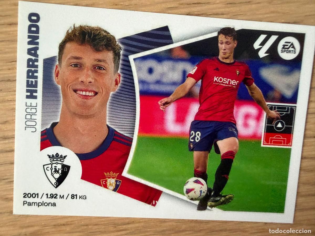 Figurine di Calcio: 9 HERRANDO OSASUNA 24 25 2024 2025 LIGA EA SPORTS COLECCIONES ESTE SIN PEGAR STICKER