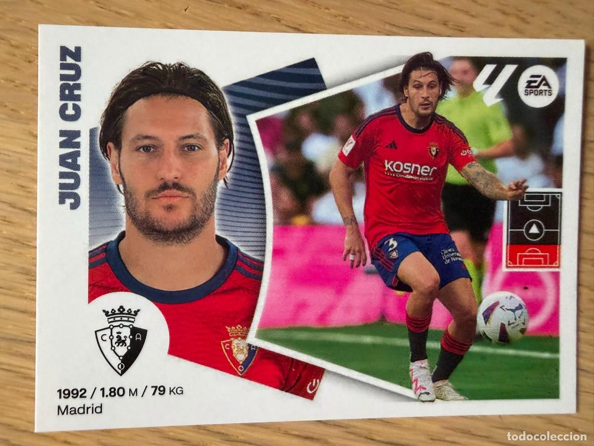 Figurine di Calcio: 10 JUAN CRUZ OSASUNA 24 25 2024 2025 LIGA EA SPORTS COLECCIONES ESTE SIN PEGAR STICKER
