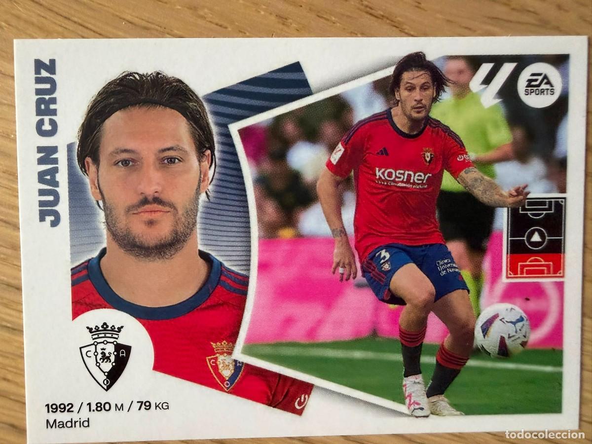 Figurine di Calcio: 10 JUAN CRUZ OSASUNA 24 25 2024 2025 LIGA EA SPORTS COLECCIONES ESTE SIN PEGAR STICKER