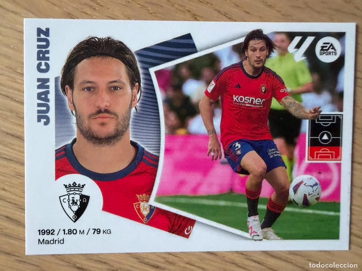 Figurine di Calcio: 10 JUAN CRUZ OSASUNA 24 25 2024 2025 LIGA EA SPORTS COLECCIONES ESTE SIN PEGAR STICKER