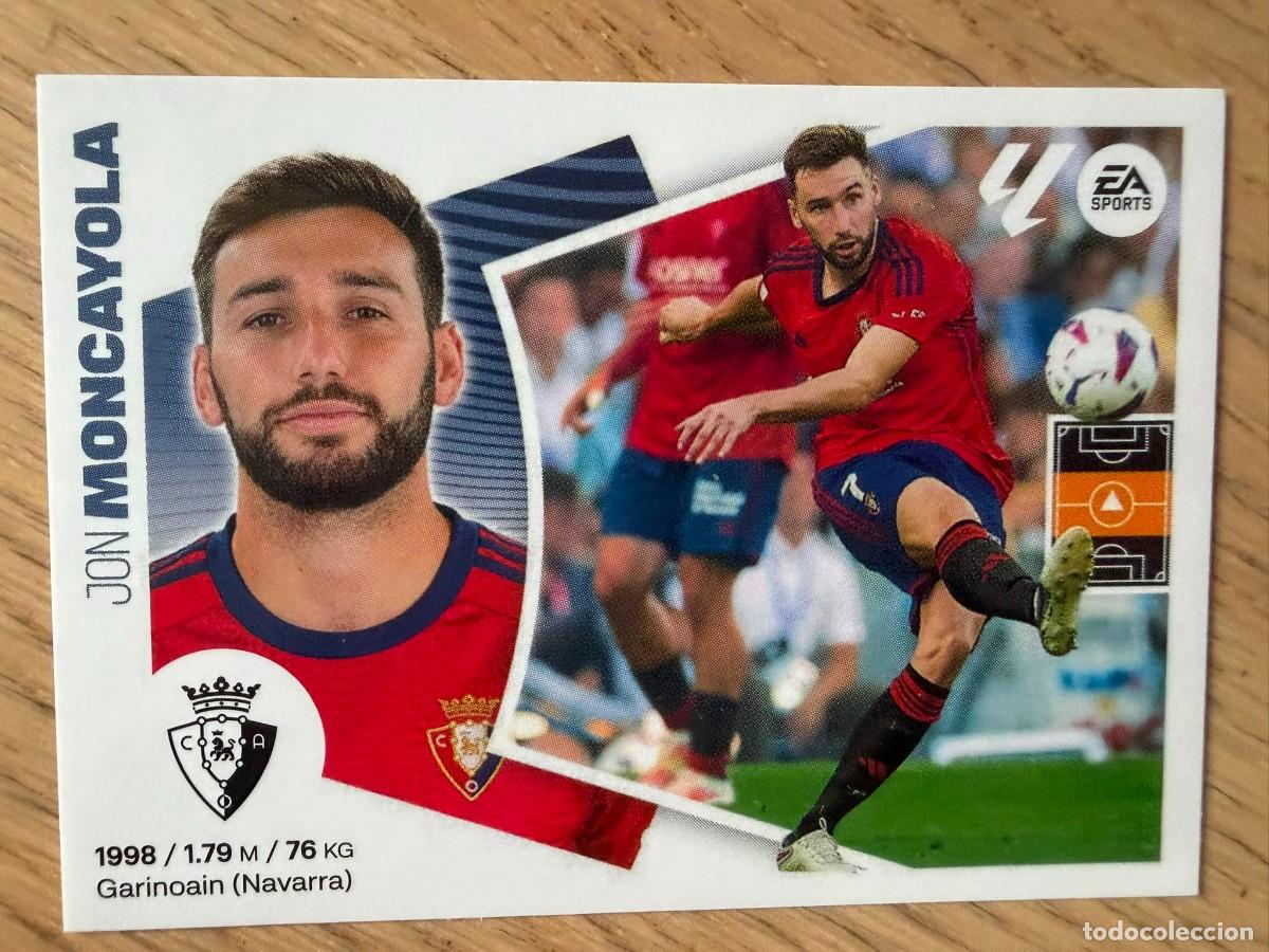 Figurine di Calcio: 12 MONCAYOLA OSASUNA 24 25 2024 2025 LIGA EA SPORTS COLECCIONES ESTE SIN PEGAR STICKER