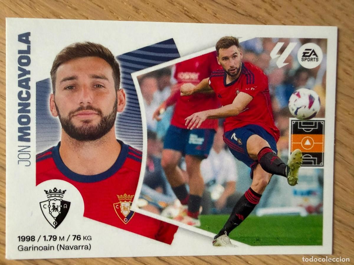Figurine di Calcio: 12 MONCAYOLA OSASUNA 24 25 2024 2025 LIGA EA SPORTS COLECCIONES ESTE SIN PEGAR STICKER