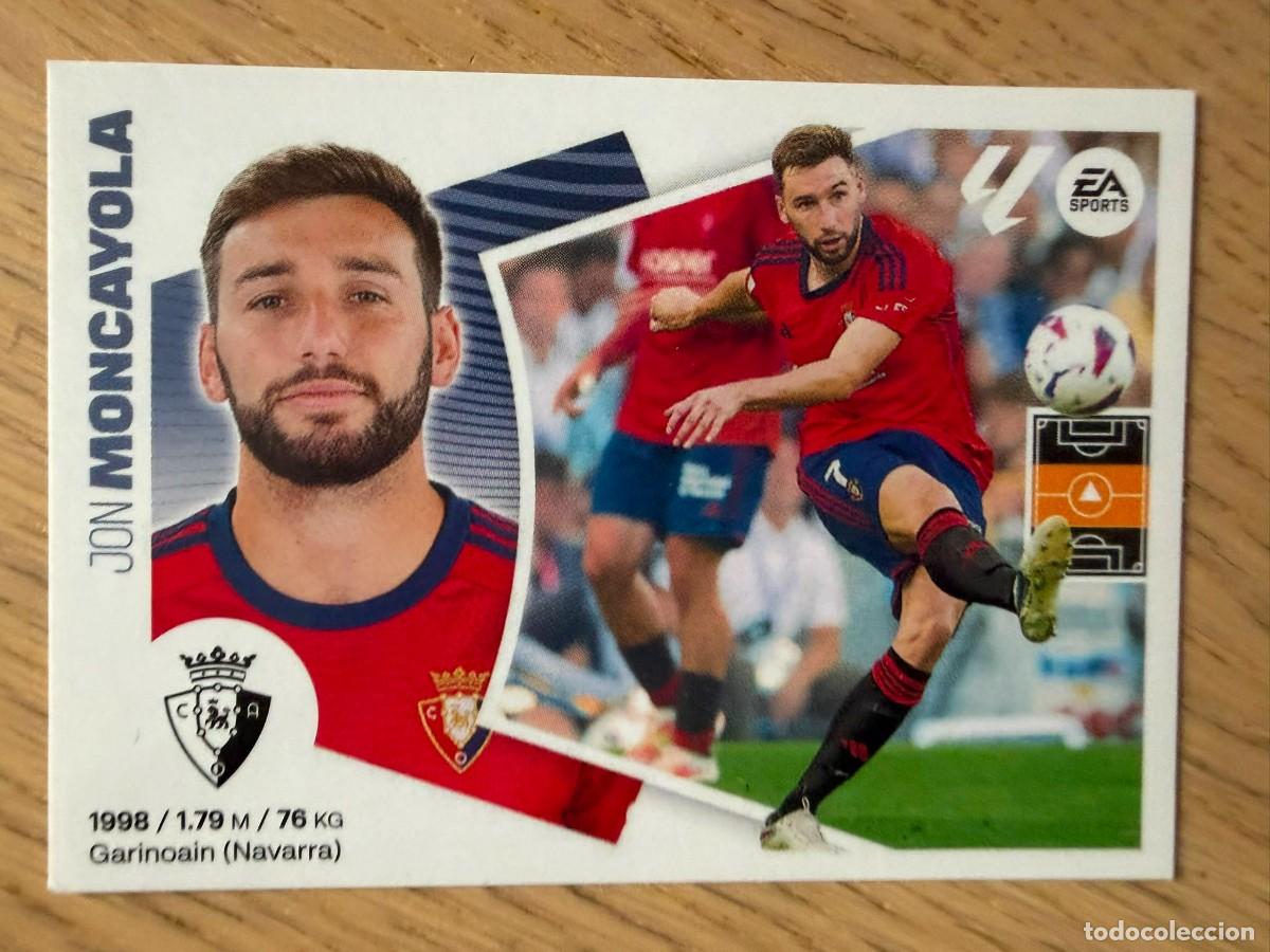 Cromos de f&uacute;tbol: 12 MONCAYOLA OSASUNA 24 25 2024 2025 LIGA EA SPORTS COLECCIONES ESTE SIN PEGAR STICKER