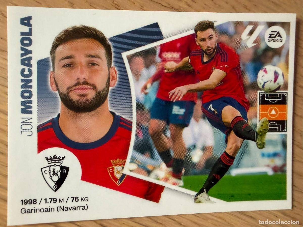 Cromos de f&uacute;tbol: 12 MONCAYOLA OSASUNA 24 25 2024 2025 LIGA EA SPORTS COLECCIONES ESTE SIN PEGAR STICKER
