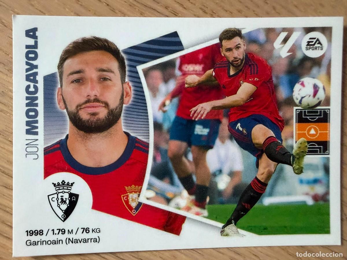 Cromos de f&uacute;tbol: 12 MONCAYOLA OSASUNA 24 25 2024 2025 LIGA EA SPORTS COLECCIONES ESTE SIN PEGAR STICKER