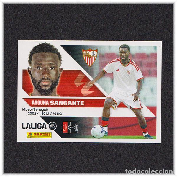 Cromos de f&uacute;tbol: LIGA ESTE 2026 2027 26 27 PANINI SANGANTE FICHAJE 17 SEVILLA ALBUM COLECCI&Oacute;N 2&ordf; EDICI&Oacute;N