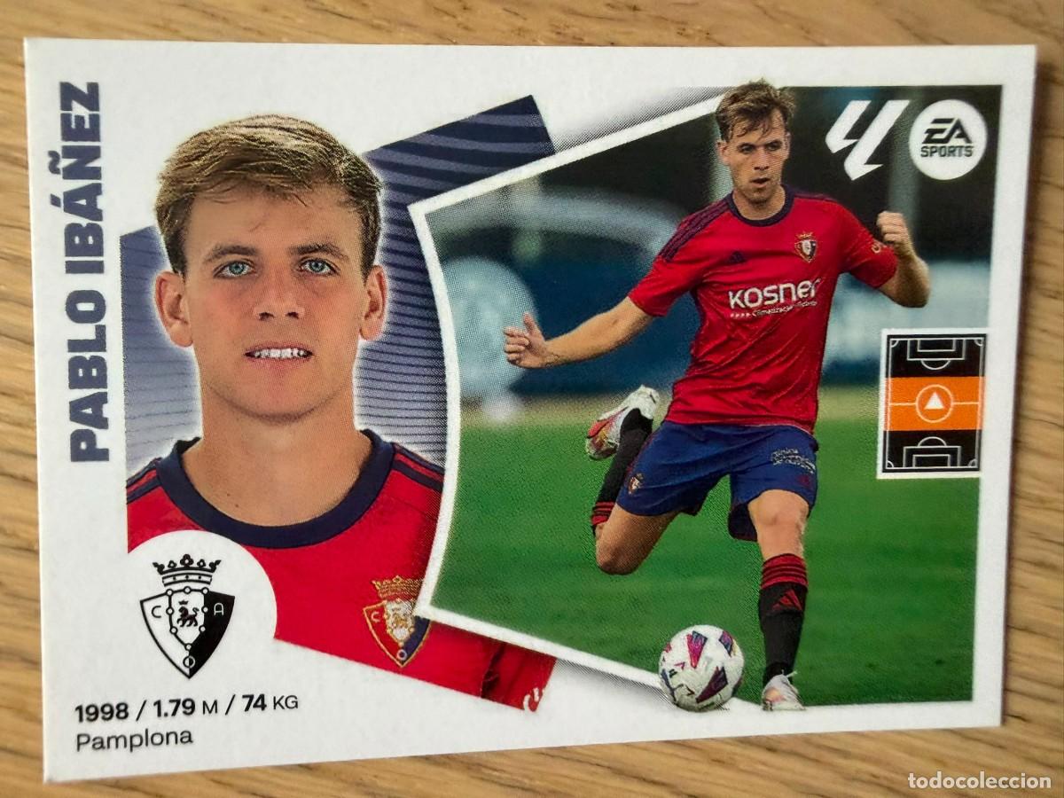 Cromos de f&uacute;tbol: 13 PABLO IBA&Ntilde;EZ OSASUNA 24 25 2024 2025 LIGA EA SPORTS COLECCIONES ESTE SIN PEGAR STICKER