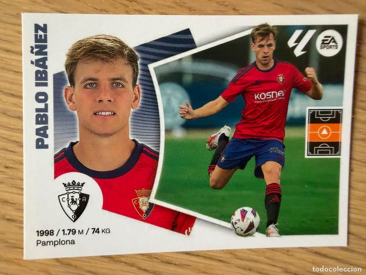 Cromos de f&uacute;tbol: 13 PABLO IBA&Ntilde;EZ OSASUNA 24 25 2024 2025 LIGA EA SPORTS COLECCIONES ESTE SIN PEGAR STICKER
