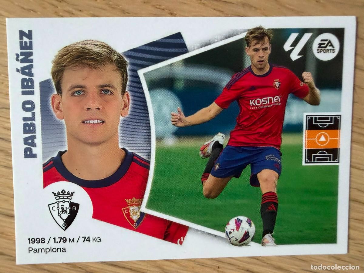 Cromos de f&uacute;tbol: 13 PABLO IBA&Ntilde;EZ OSASUNA 24 25 2024 2025 LIGA EA SPORTS COLECCIONES ESTE SIN PEGAR STICKER