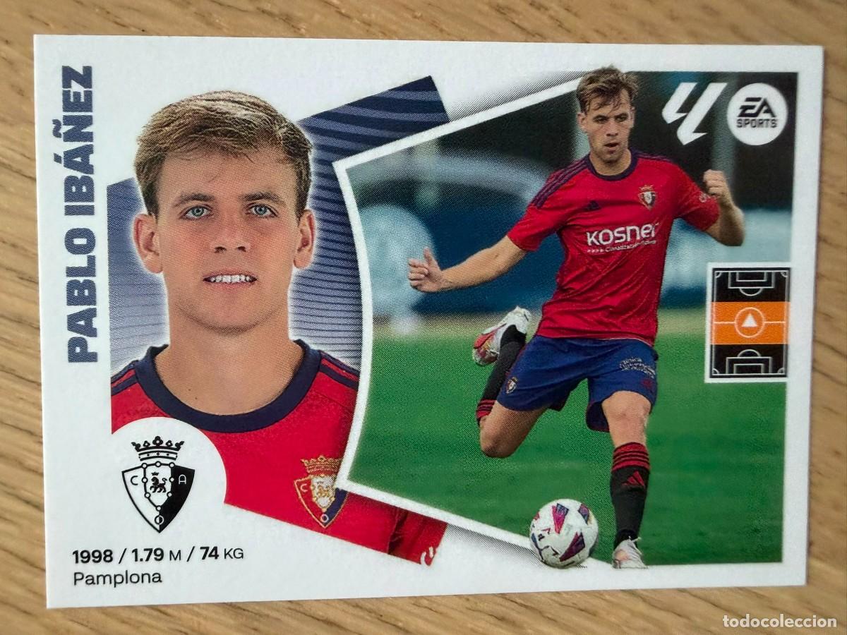 Cromos de f&uacute;tbol: 13 PABLO IBA&Ntilde;EZ OSASUNA 24 25 2024 2025 LIGA EA SPORTS COLECCIONES ESTE SIN PEGAR STICKER