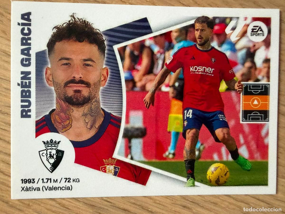 Cromos de f&uacute;tbol: 15 RUBEN GARCIA OSASUNA 24 25 2024 2025 LIGA EA SPORTS COLECCIONES ESTE SIN PEGAR STICKER