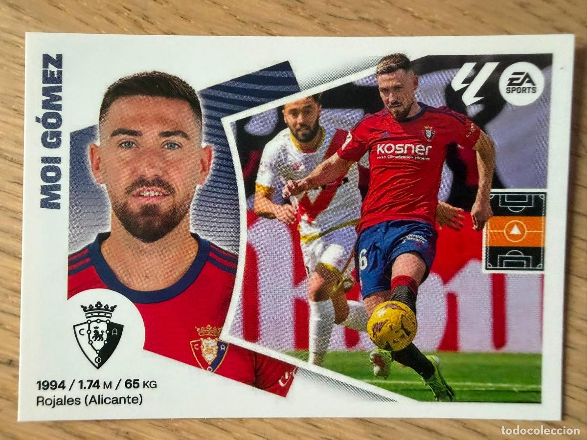 Cromos de f&uacute;tbol: 16 MOI GOMEZ OSASUNA 24 25 2024 2025 LIGA EA SPORTS COLECCIONES ESTE SIN PEGAR STICKER