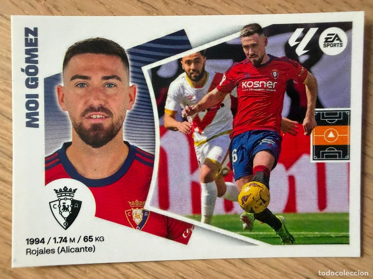 Cromos de f&uacute;tbol: 16 MOI GOMEZ OSASUNA 24 25 2024 2025 LIGA EA SPORTS COLECCIONES ESTE SIN PEGAR STICKER