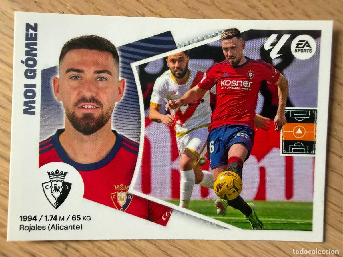 Cromos de f&uacute;tbol: 16 MOI GOMEZ OSASUNA 24 25 2024 2025 LIGA EA SPORTS COLECCIONES ESTE SIN PEGAR STICKER