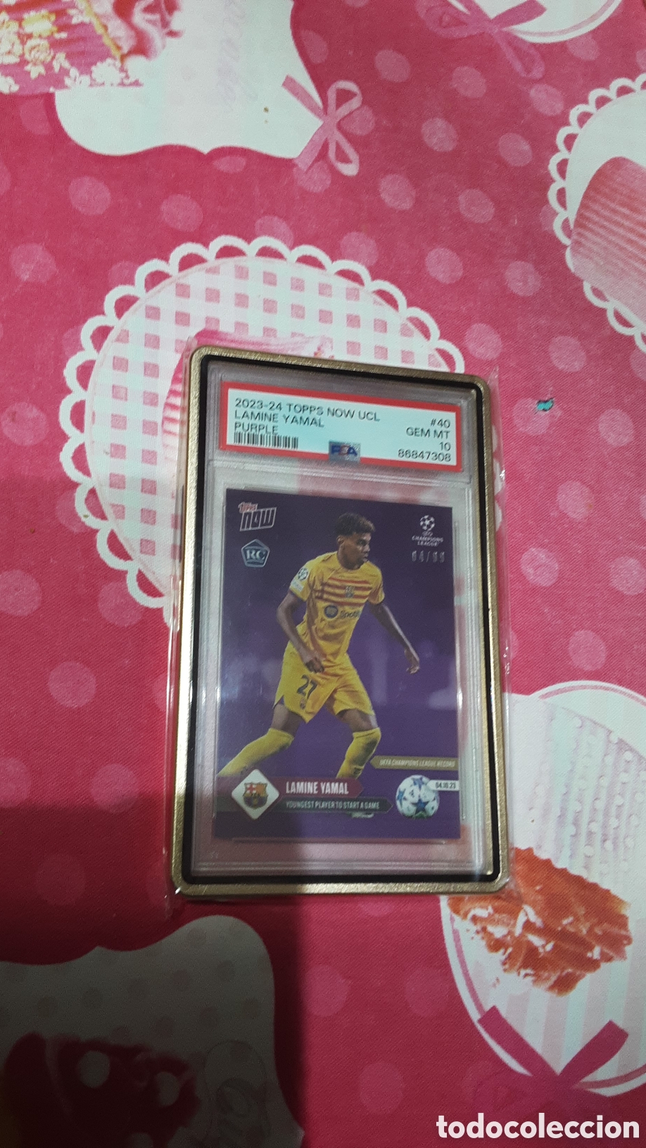 Cromos de f&uacute;tbol: Lamine yamal fc Barcelona topps now