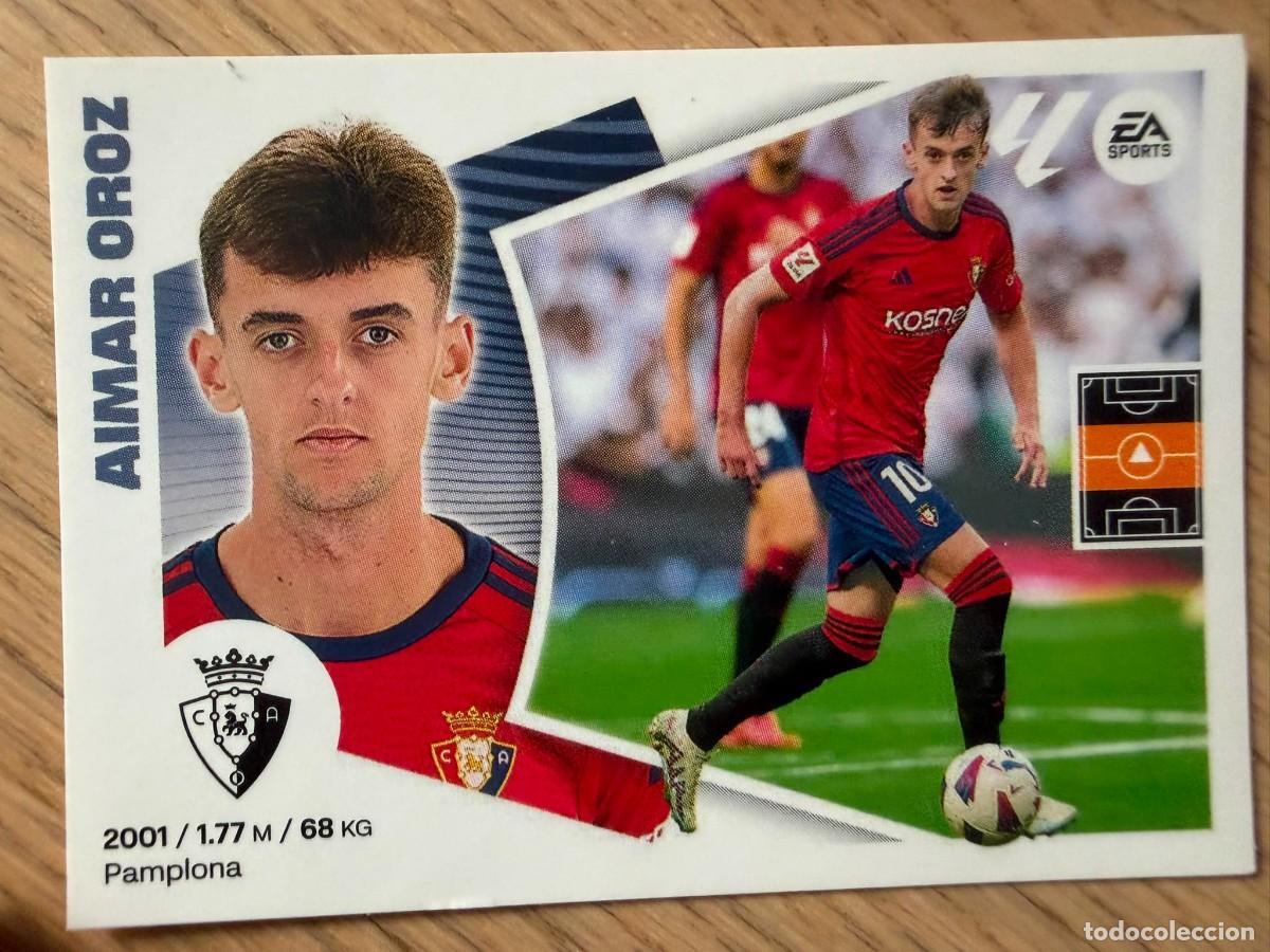 Cromos de f&uacute;tbol: 17 AIMAR OROZ OSASUNA 24 25 2024 2025 LIGA EA SPORTS COLECCIONES ESTE SIN PEGAR STICKER