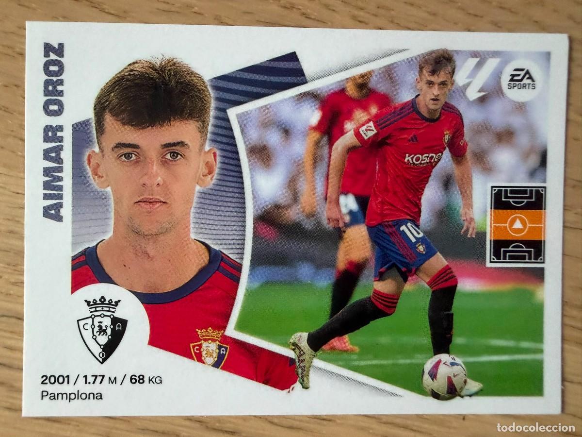 Cromos de f&uacute;tbol: 17 AIMAR OROZ OSASUNA 24 25 2024 2025 LIGA EA SPORTS COLECCIONES ESTE SIN PEGAR STICKER