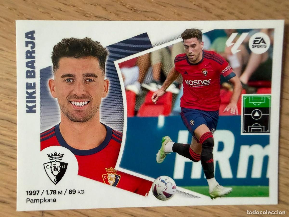 Cromos de f&uacute;tbol: 19B 19 B KIKE BARJA OSASUNA 24 25 2024 2025 LIGA EA SPORTS COLECCIONES ESTE SIN PEGAR STICKER