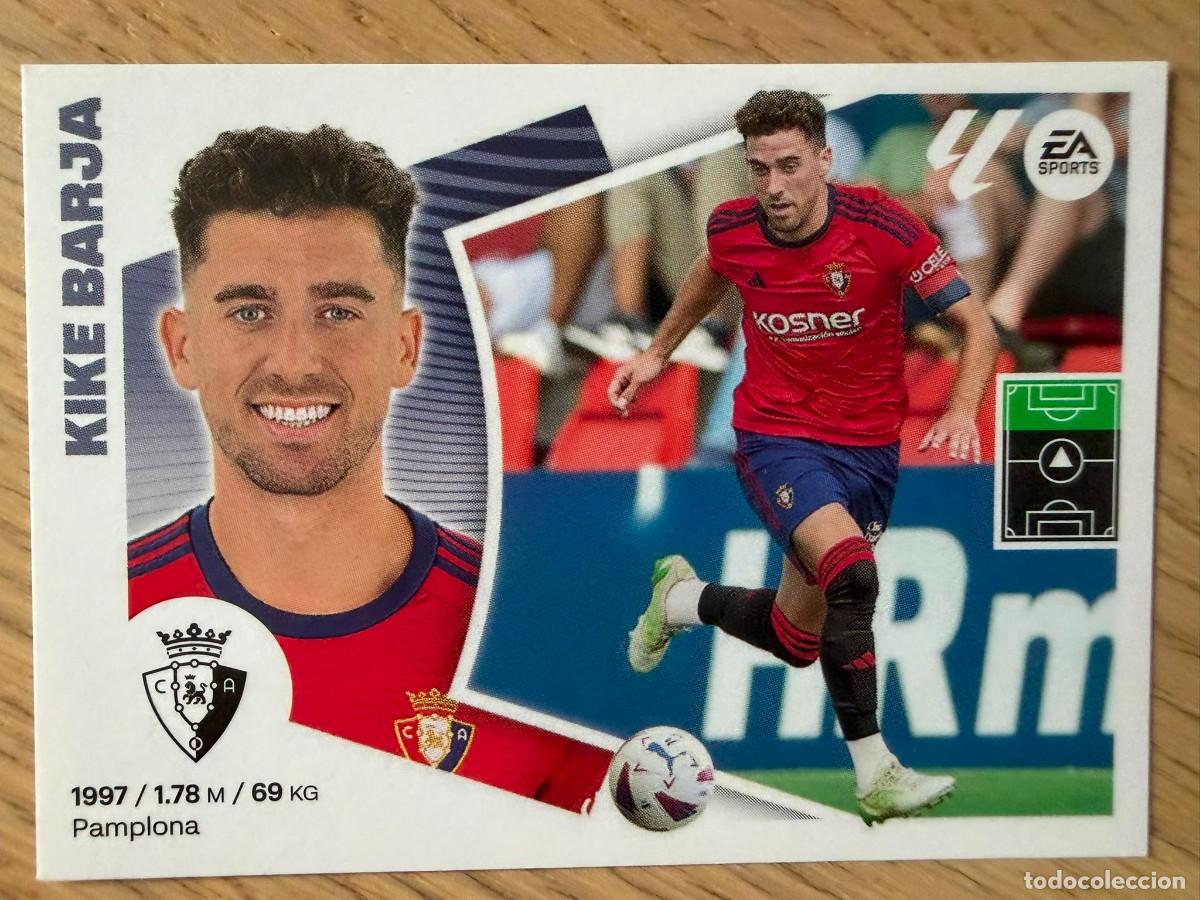 Cromos de f&uacute;tbol: 19B 19 B KIKE BARJA OSASUNA 24 25 2024 2025 LIGA EA SPORTS COLECCIONES ESTE SIN PEGAR STICKER