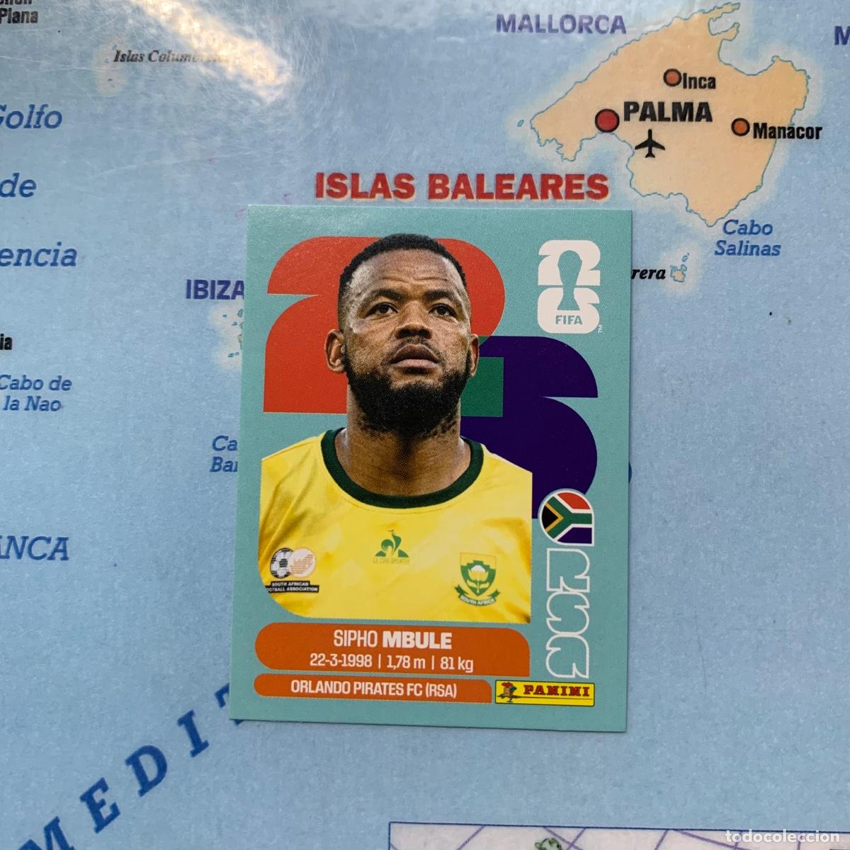 Cromos de f&uacute;tbol: Sud&aacute;frica numero 16 cromo panini Mundial Fifa World Cup 2026