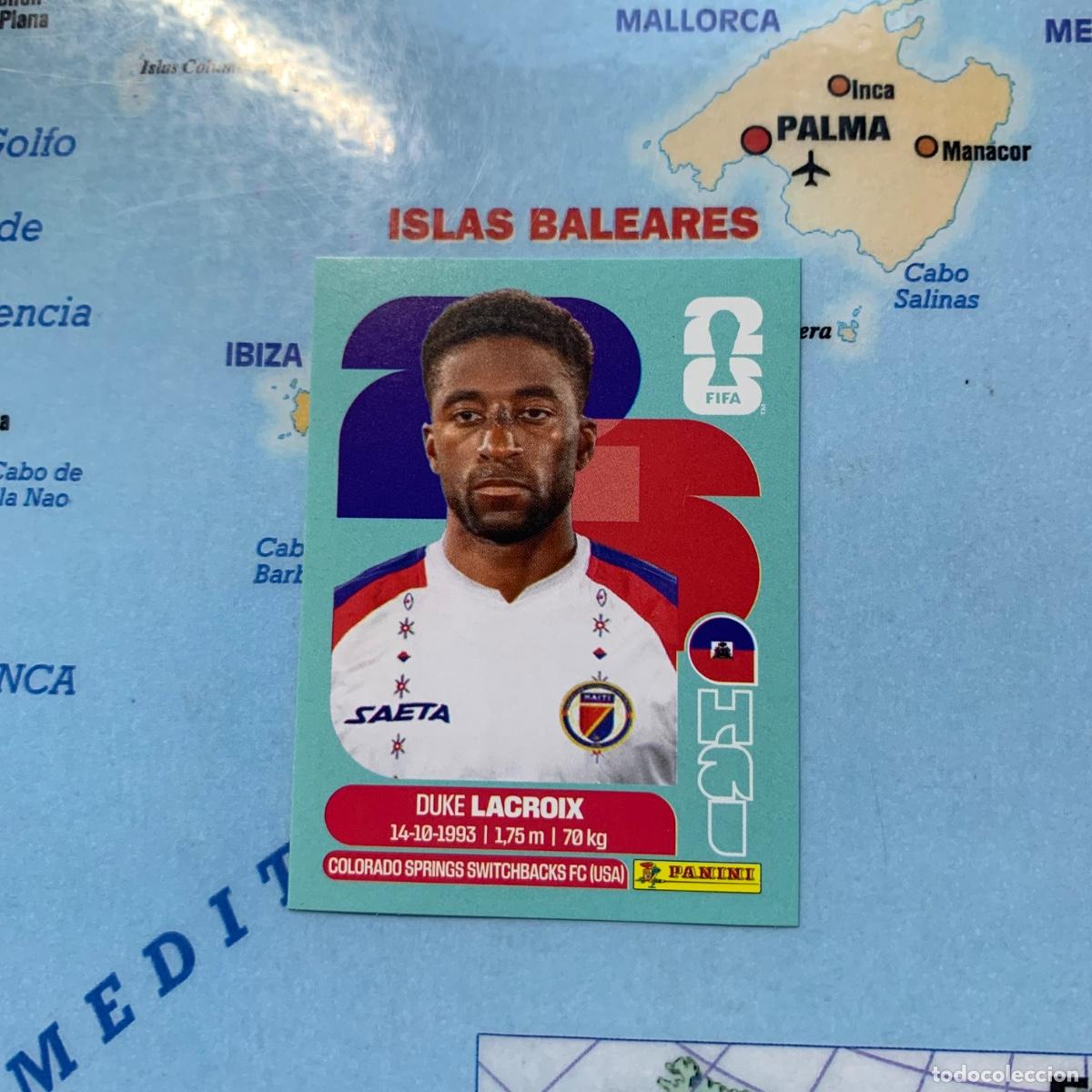 Cromos de f&uacute;tbol: Haiti n&uacute;mero 7 cromo panini Mundial Fifa World Cup 2026