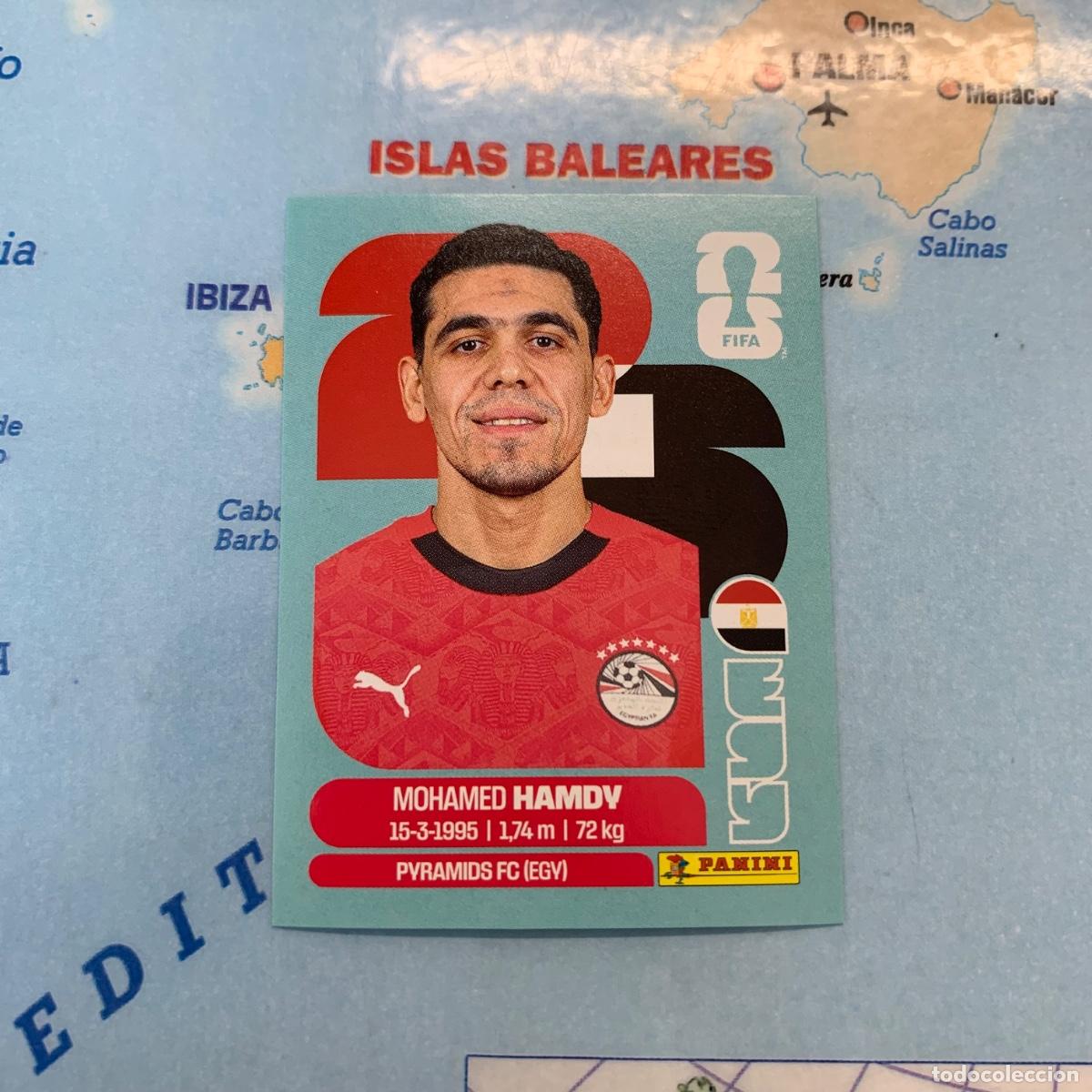 Cromos de f&uacute;tbol: Egipto n&uacute;mero 4 cromo panini Mundial Fifa World Cup 2026