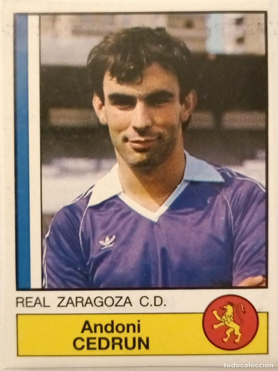 Cromos de f&uacute;tbol: #326 CEDRUN (REAL ZARAGOZA) FUTBOL 87 PANINI
