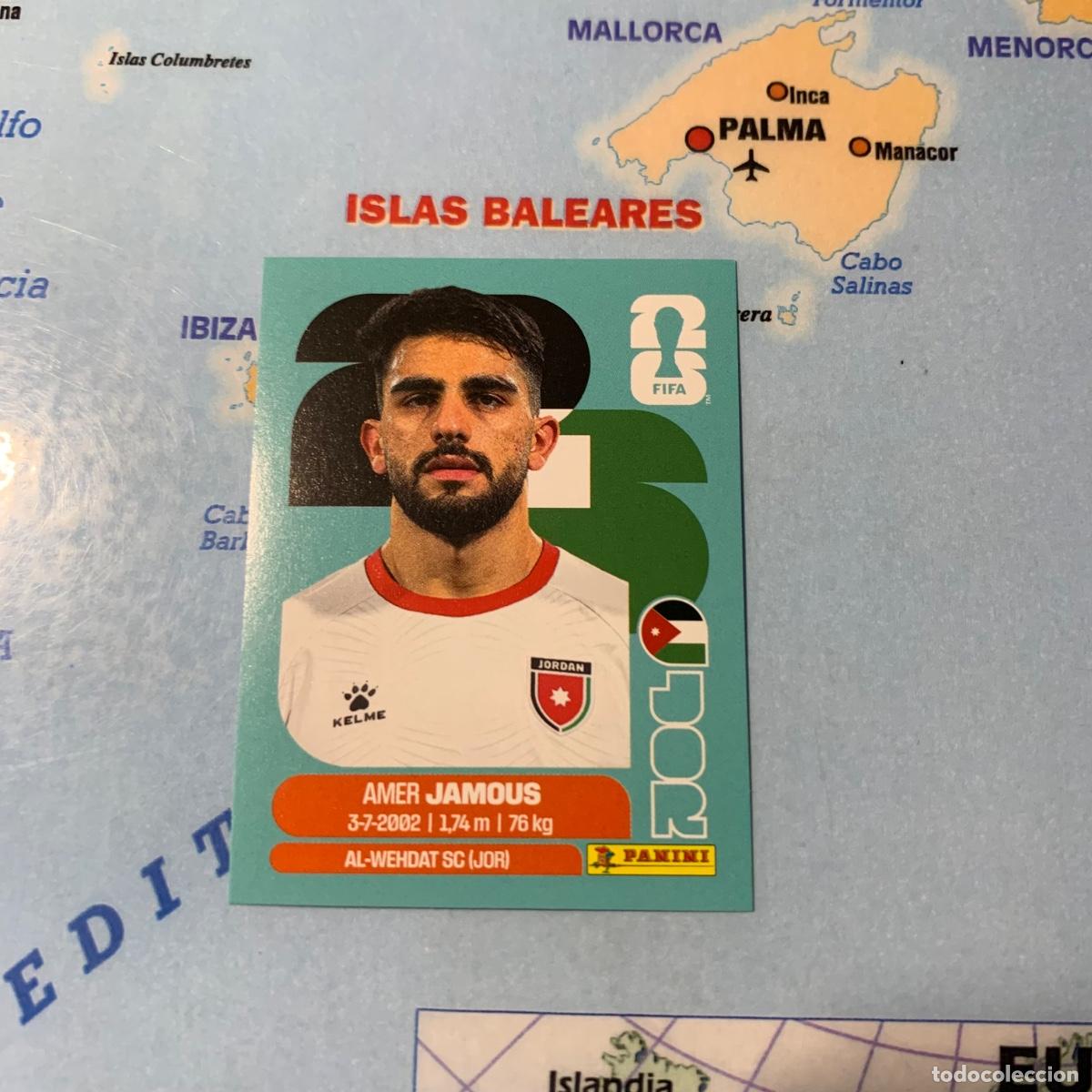 Cromos de Futebol: Jordania n&uacute;mero 14 cromo panini Mundial Fifa World Cup 2026