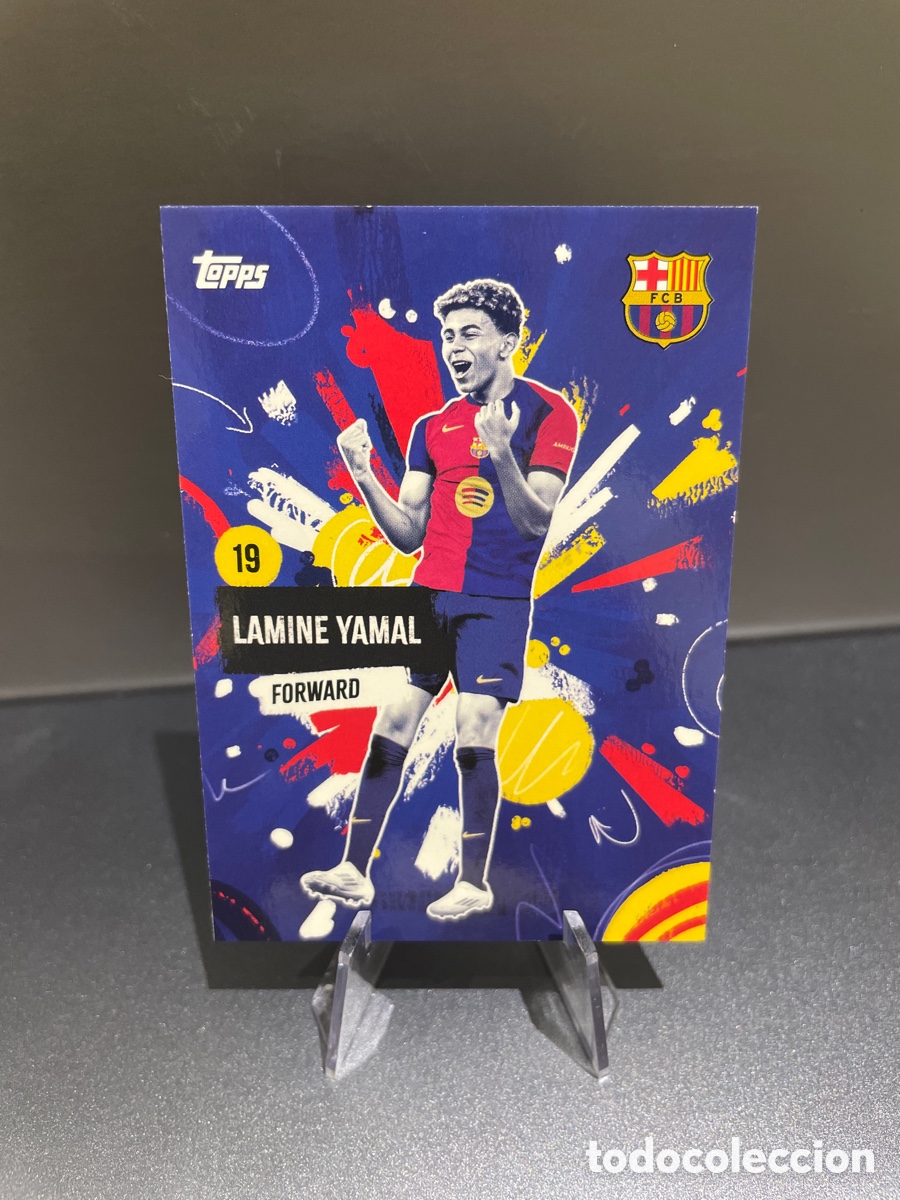Cromos de Futebol: Lamine Yamal 34 Rumba Topps Team Set FC Barcelona 2024-25